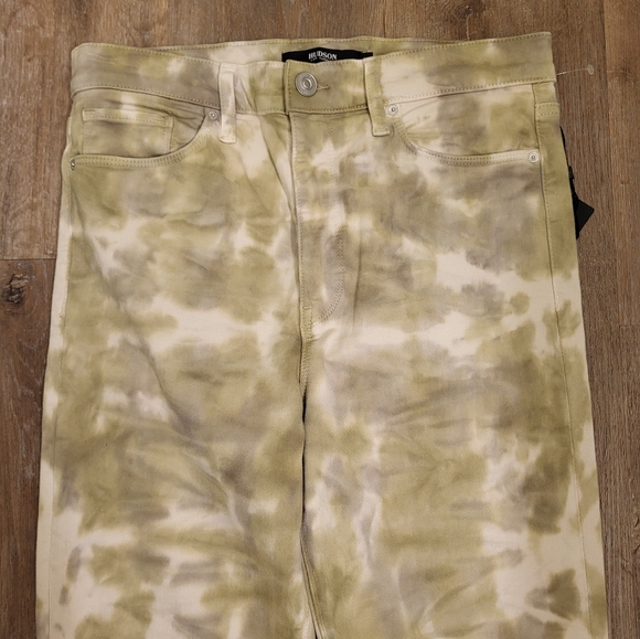 Hudson Barbara High Waisted Super Skinny Ankle Sage Fatigue Size 31 - Picture 6 of 16